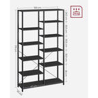 Bücherregal - 5 Schichten