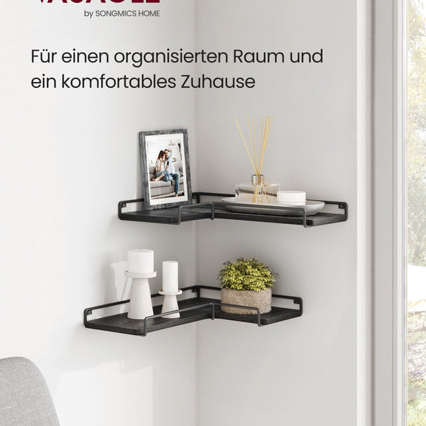 Corner Board-L-förmiges, industrielles Design-Schwarz