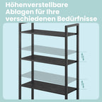 Bücherregal mit 6 Ebenen