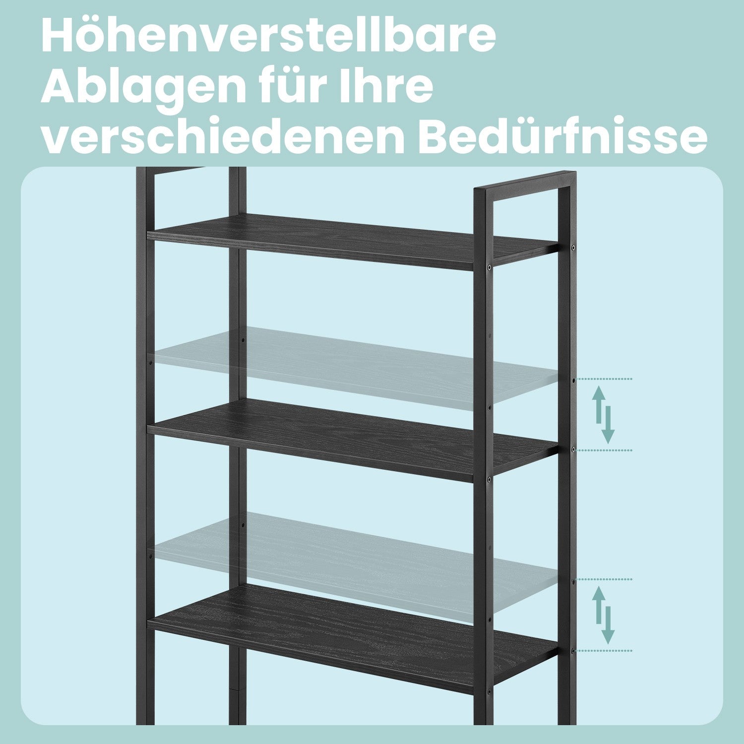 Bücherregal mit 6 Ebenen