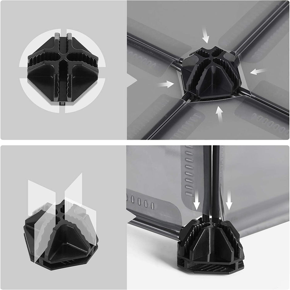 Tierhaus - Tierkäfig - Tieraufenthalt - für kleine Tiere - grau