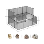 Tierhaus - Tierkäfig - Tieraufenthalt - für kleine Tiere - grau