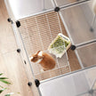 Tierkäfig - Außengehäuse für Hamster, Meerschweinchen, Kaninchen - transparent