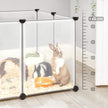 Tierkäfig - Außengehäuse für Hamster, Meerschweinchen, Kaninchen - transparent