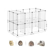 Tierkäfig - Außengehäuse für Hamster, Meerschweinchen, Kaninchen - transparent