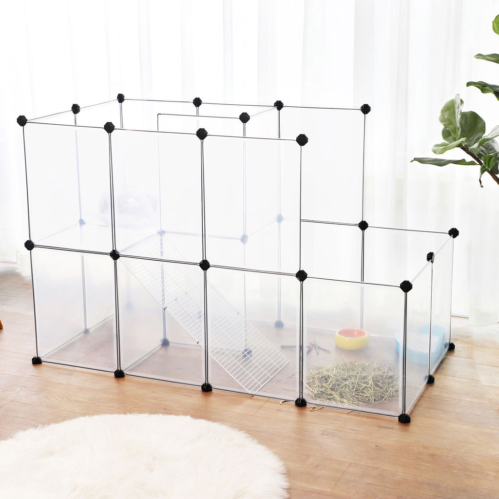 Tierkäfig - Country Retreat - für Meerschweinchen, Kaninchen, Hamster - transparent
