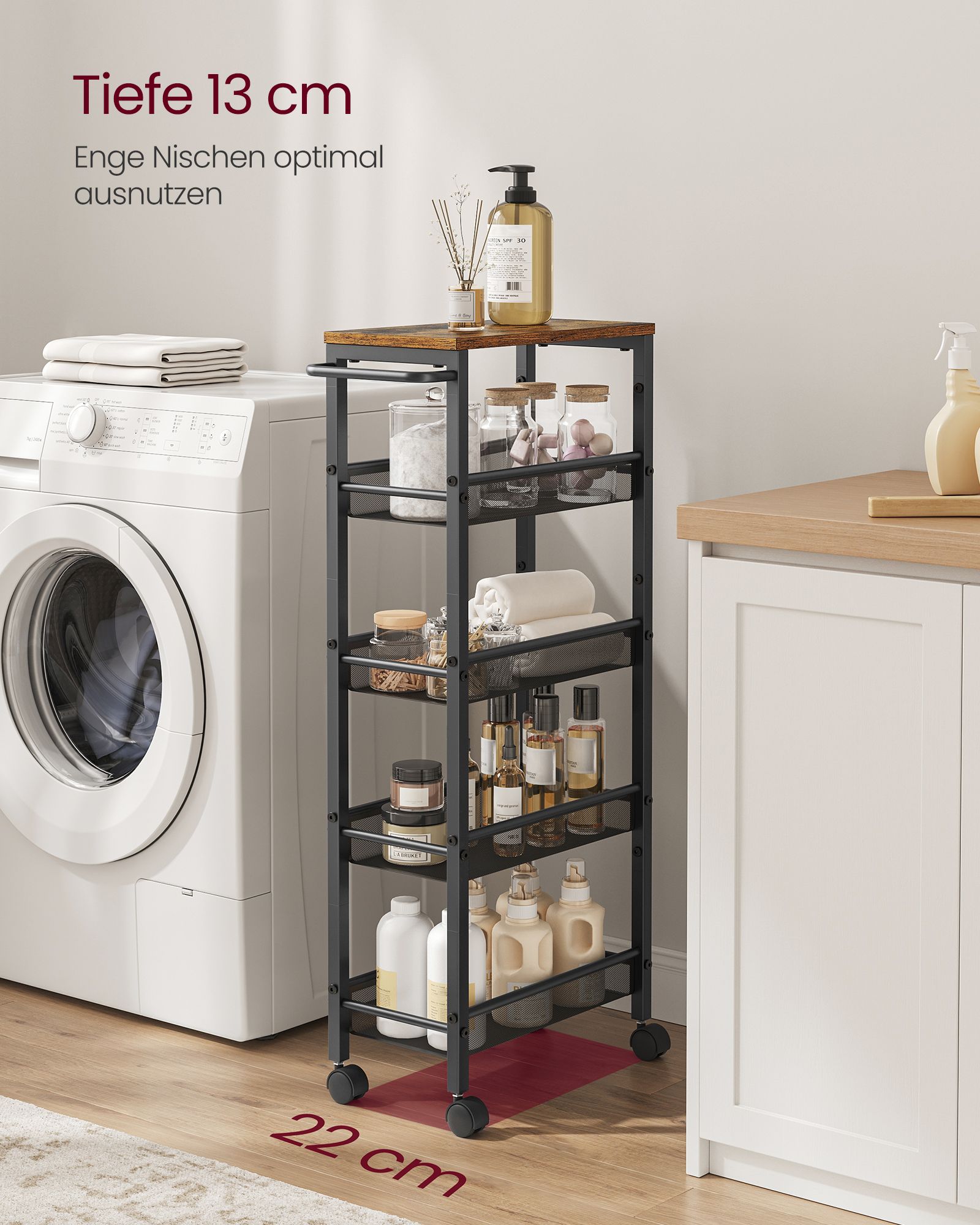 Barhocker Set von 2 - komfortabel - industrielles Design - einfach zu montieren