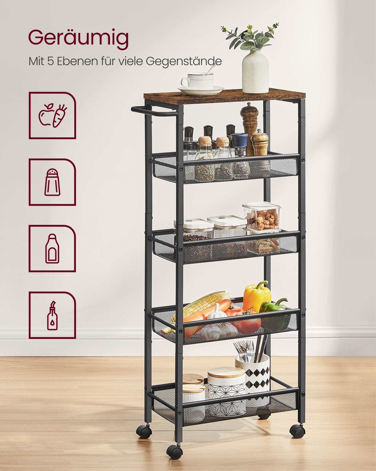 Barhocker Set von 2 - komfortabel - industrielles Design - einfach zu montieren
