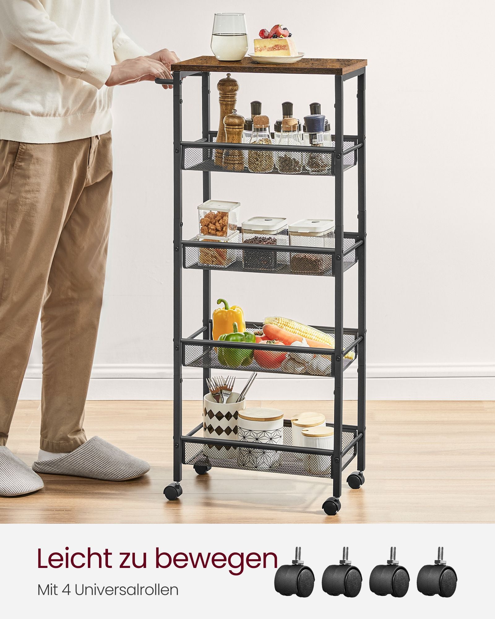 Barhocker Set von 2 - komfortabel - industrielles Design - einfach zu montieren