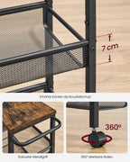 Barhocker Set von 2 - komfortabel - industrielles Design - einfach zu montieren
