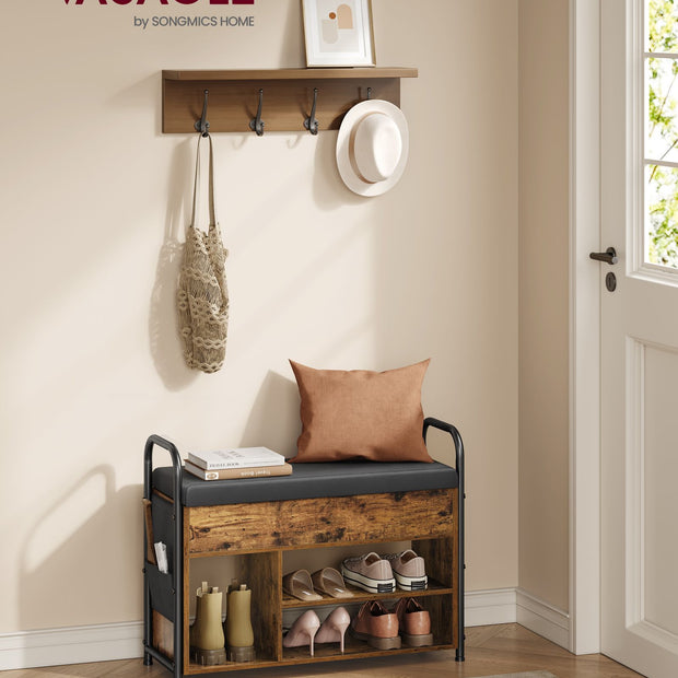 Schuhbank - mit Sitzgelegenheiten und Griffen - 80,6 cm breit