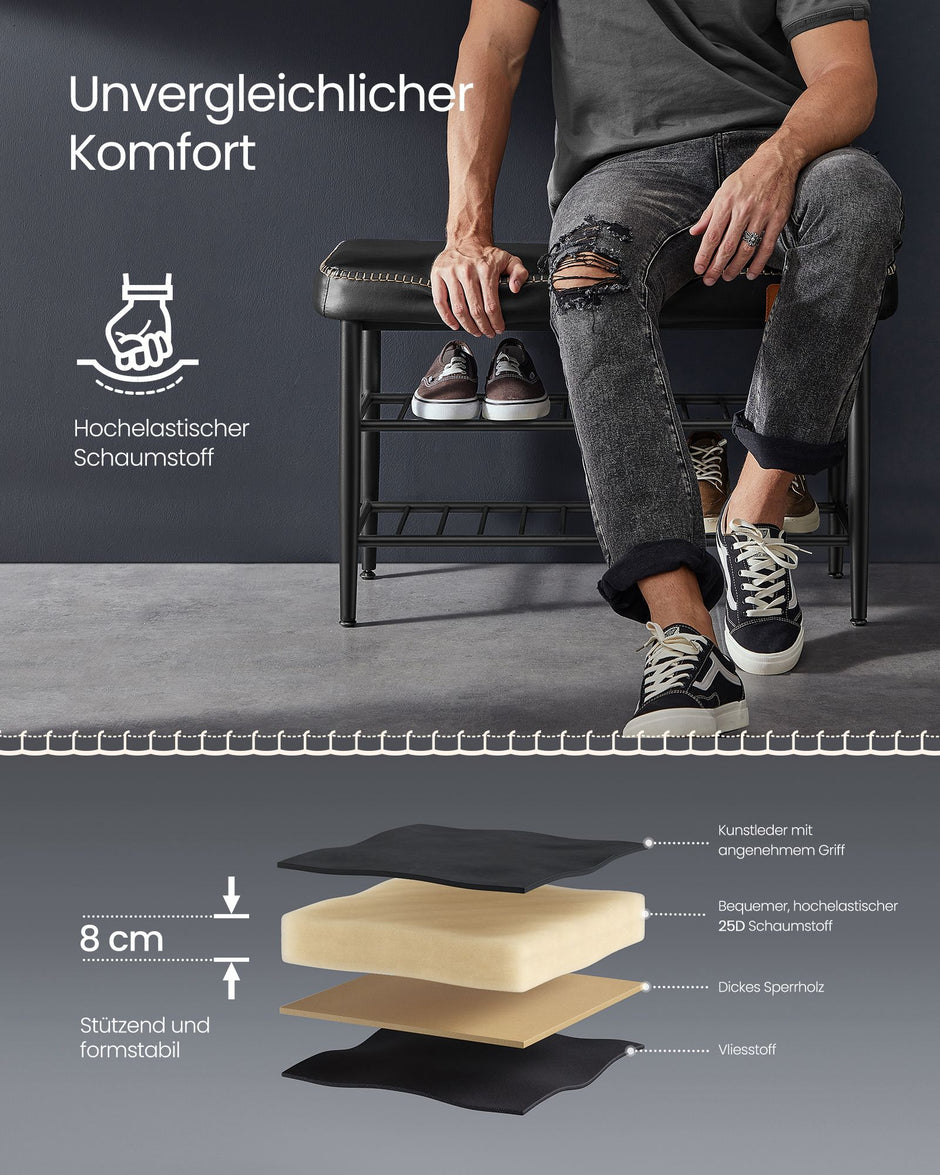 Ekho -Kollektion - Schuhe Bank - modern und stilvoll