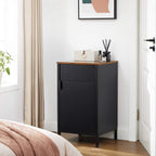 Aufbewahrungsschrank - Rylish Box - mit einstellbarem Brett - mit Tür - schwarz / braun