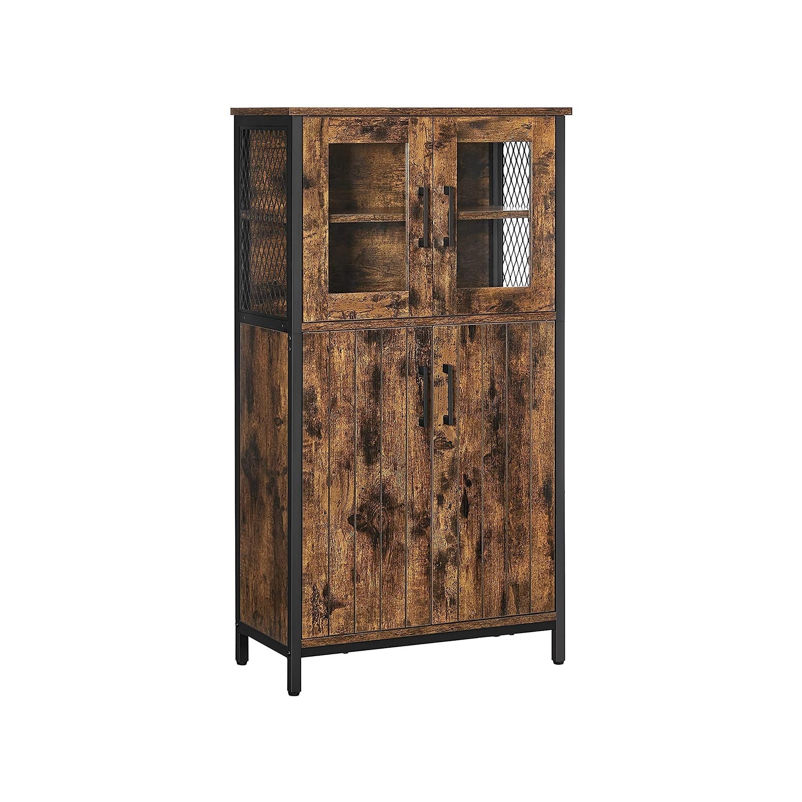 Badezimmermöbel - Kommode - Lagerschrank - Verstellbares Tafel - Stahlrahmen