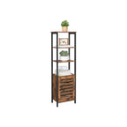 Hochschrank - mit 4 offenen Regalen