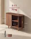Dressoir - Met Schuifdeuren en Verstelbare Planken - Kastanjebruin - 100 x 40 x 75 cm