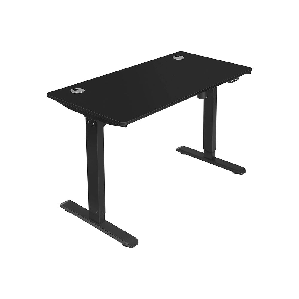 Elektrischer Schreibtisch - Höhe einstellbar - Holzoberteil