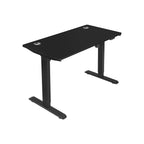 Elektrischer Schreibtisch - Höhe einstellbar - Holzoberteil