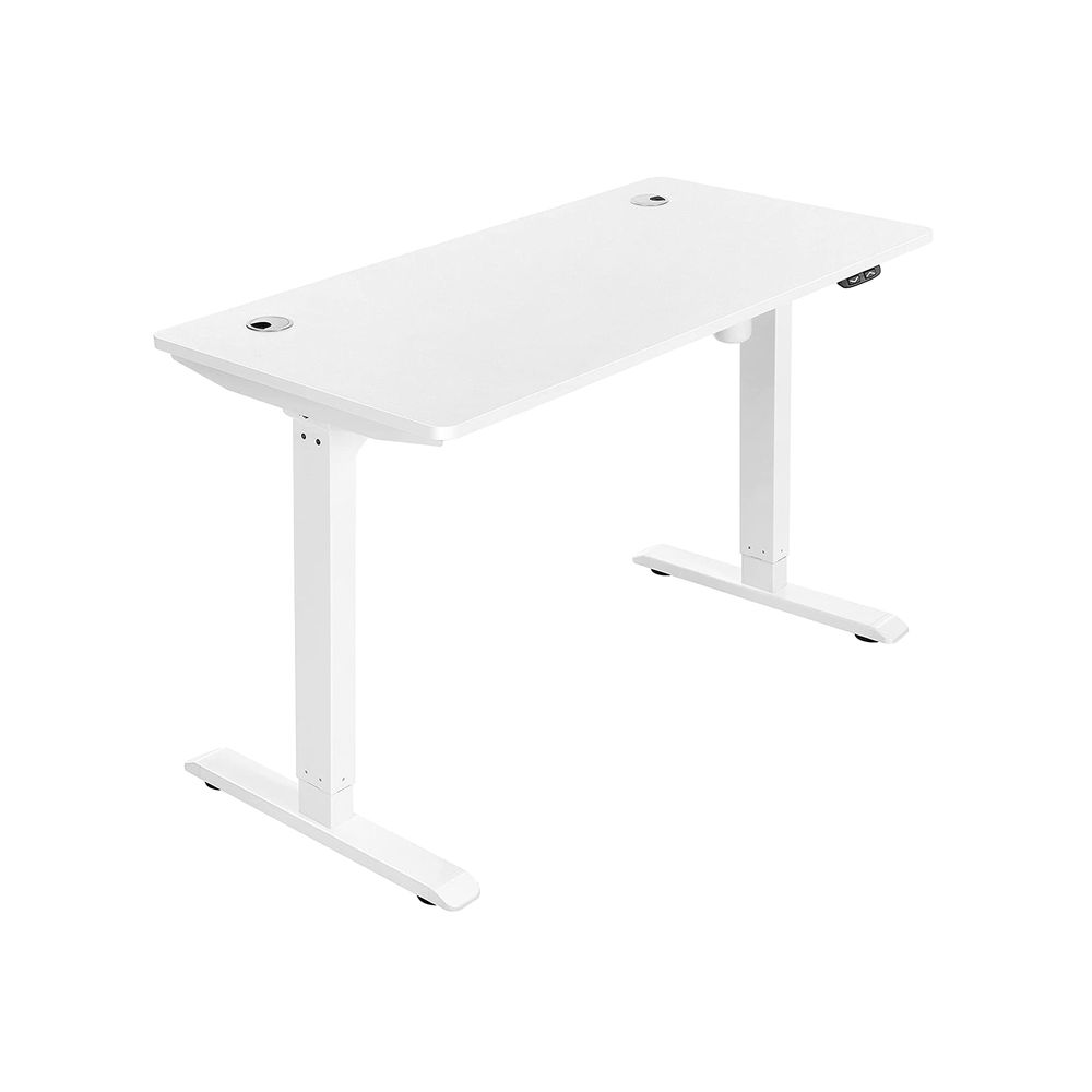 Elektrischer Schreibtisch - Höhe einstellbar - Holzoberteil