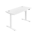 Elektrischer Schreibtisch - Höhe einstellbar - Holzoberteil