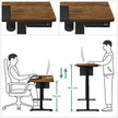 Sitz-/Steh-Schreibtisch – Computertisch – höhenverstellbar