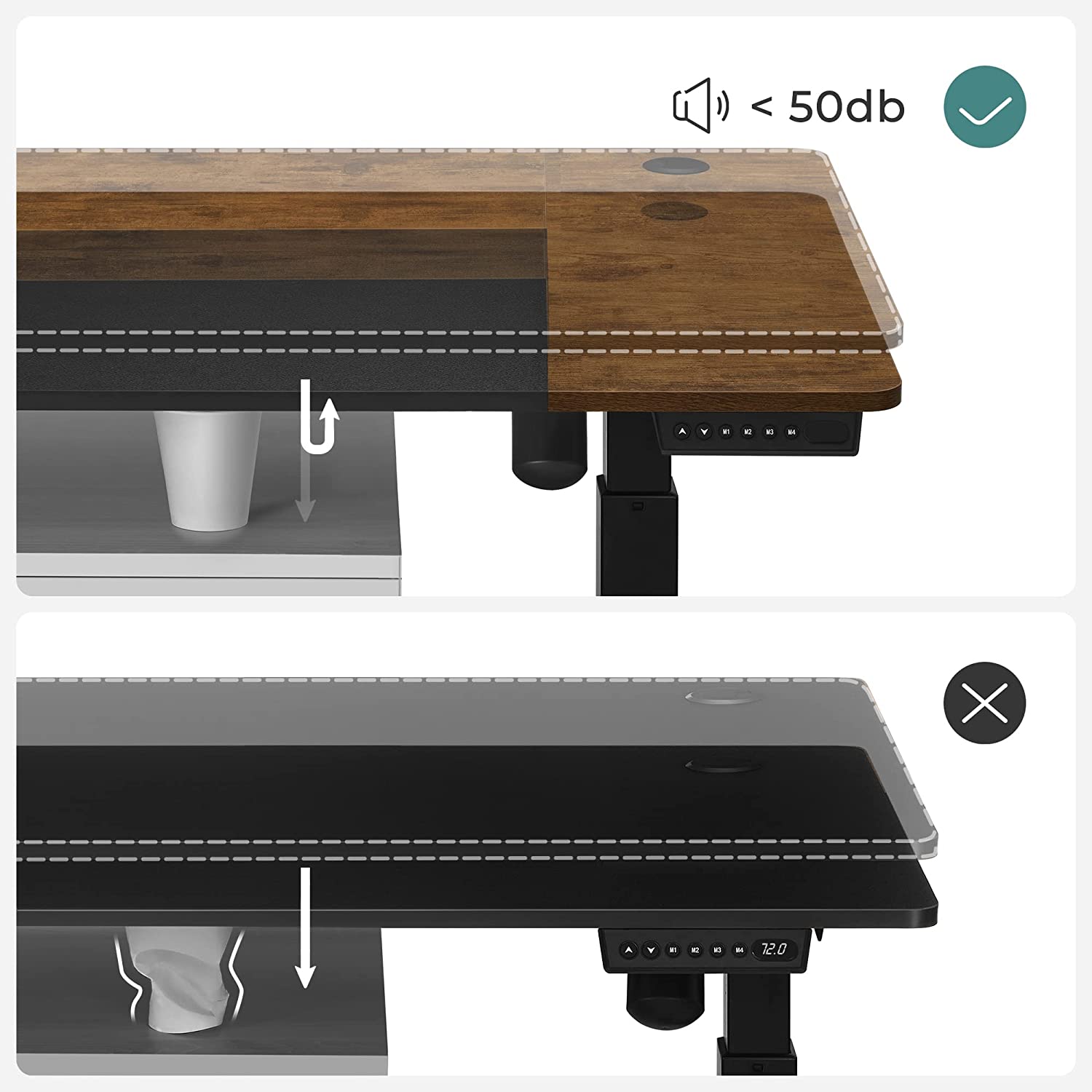 Sit Stand Desk - Computertisch - Höhe einstellbar