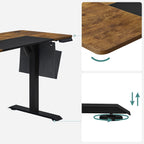 Sitz-/Steh-Schreibtisch – Computertisch – höhenverstellbar