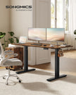 Elektrisch Bureau Onderstel – Dubbele Motor – Memory-functie – USB-C Aansluiting – Tot 120 kg – Zwart
