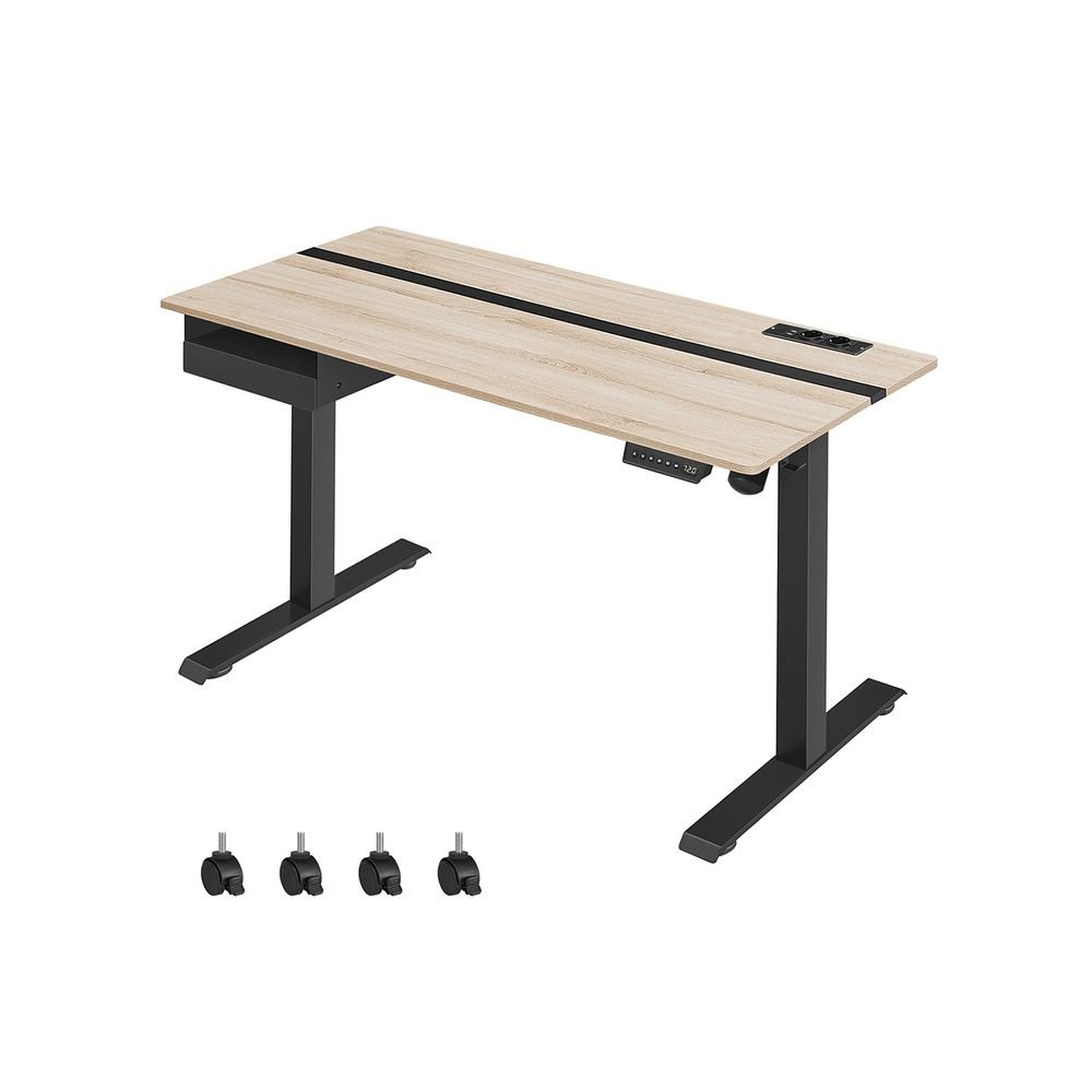 Elektrischer Schreibtisch – höhenverstellbar – mit Sockel