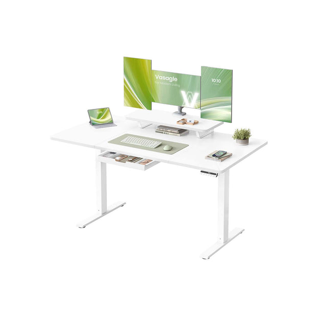Elektrisch Bureau (Zit-Sta) - 140 x 70 cm - In hoogte Verstelbaar (72-120cm) - Memoriefunctie - USB C aansluiting