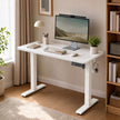 Elektrisch Zit-Sta Bureau - 80 x 50 cm - Geheugenfunctie - Wit