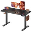 Bureau - In Hoogte Verstelbaar met Geheugenfunctie - Zit-Sta - Vintagebruin - 120 x 60 x (72-120) cm