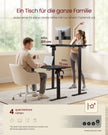 Bureau - In Hoogte Verstelbaar met Geheugenfunctie - Zit-Sta - Vintagebruin - 120 x 60 x (72-120) cm