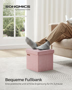 Sofa - 30 cm - mit Stauraum - Pastellrosa