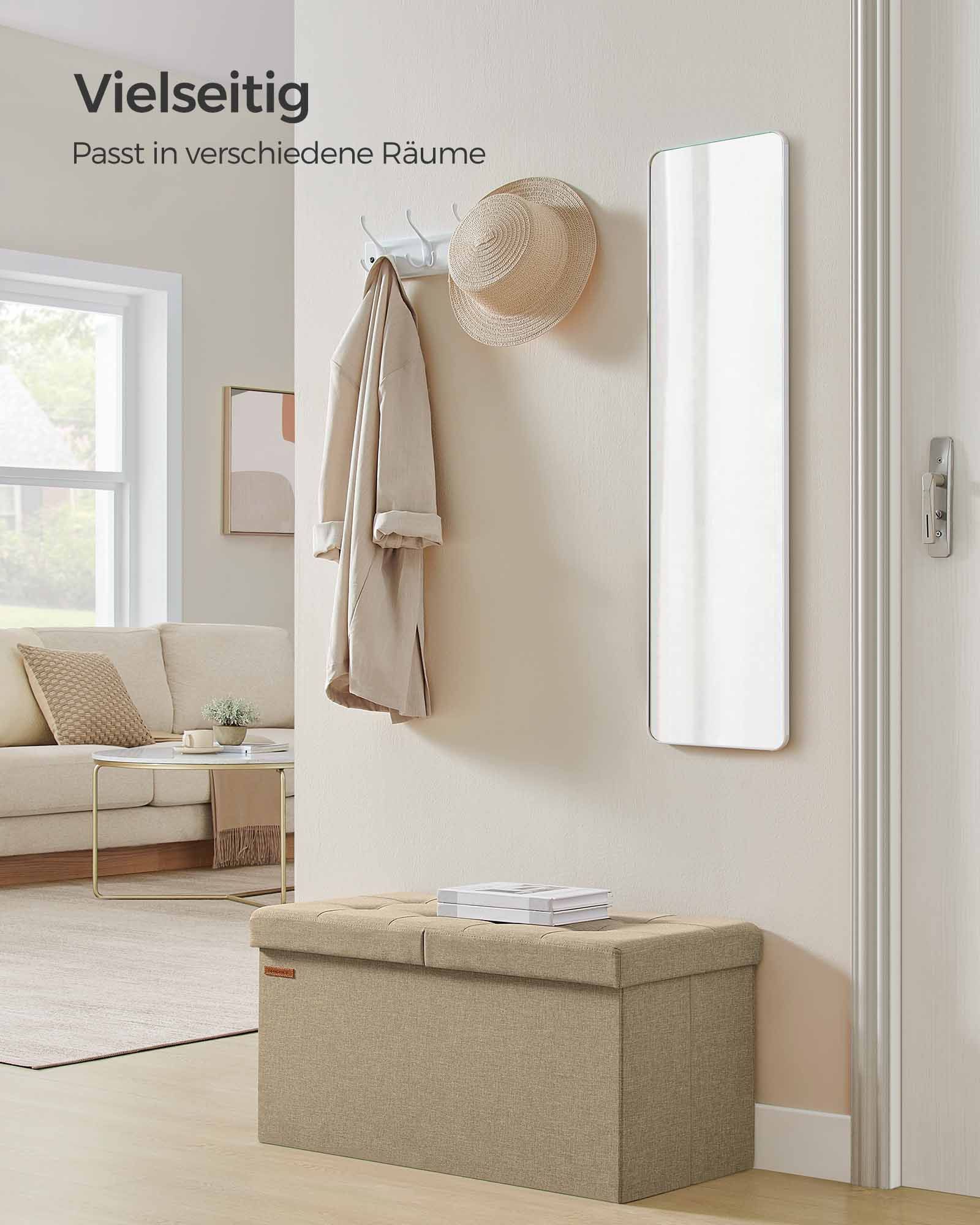 Bank - mit Speicherplatz - 38 × 76 × 38 cm - Camelbruin