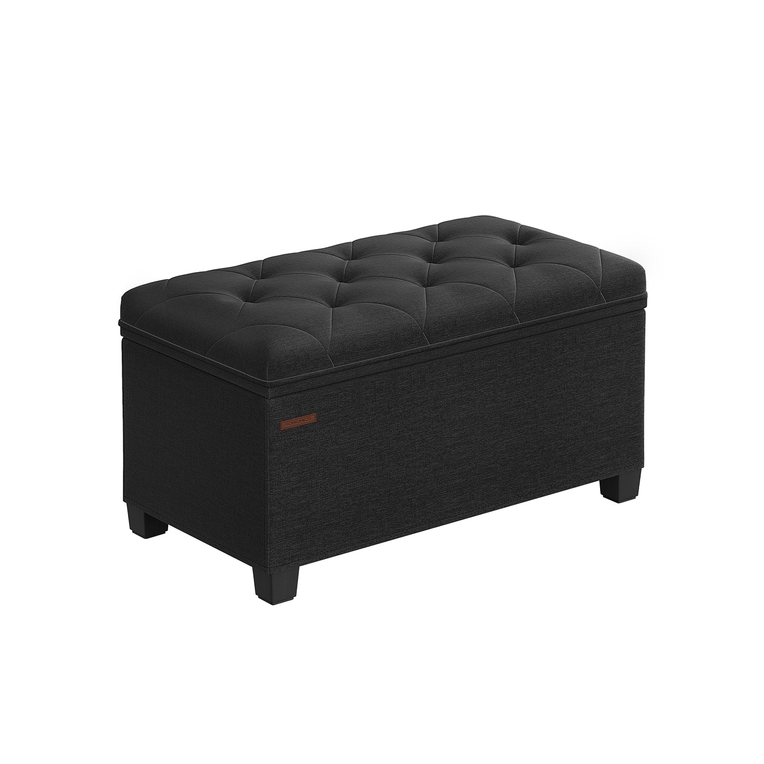 Stuhl - mit Speicherplatz - 40 × 76 × 40 cm - dunkelgrau