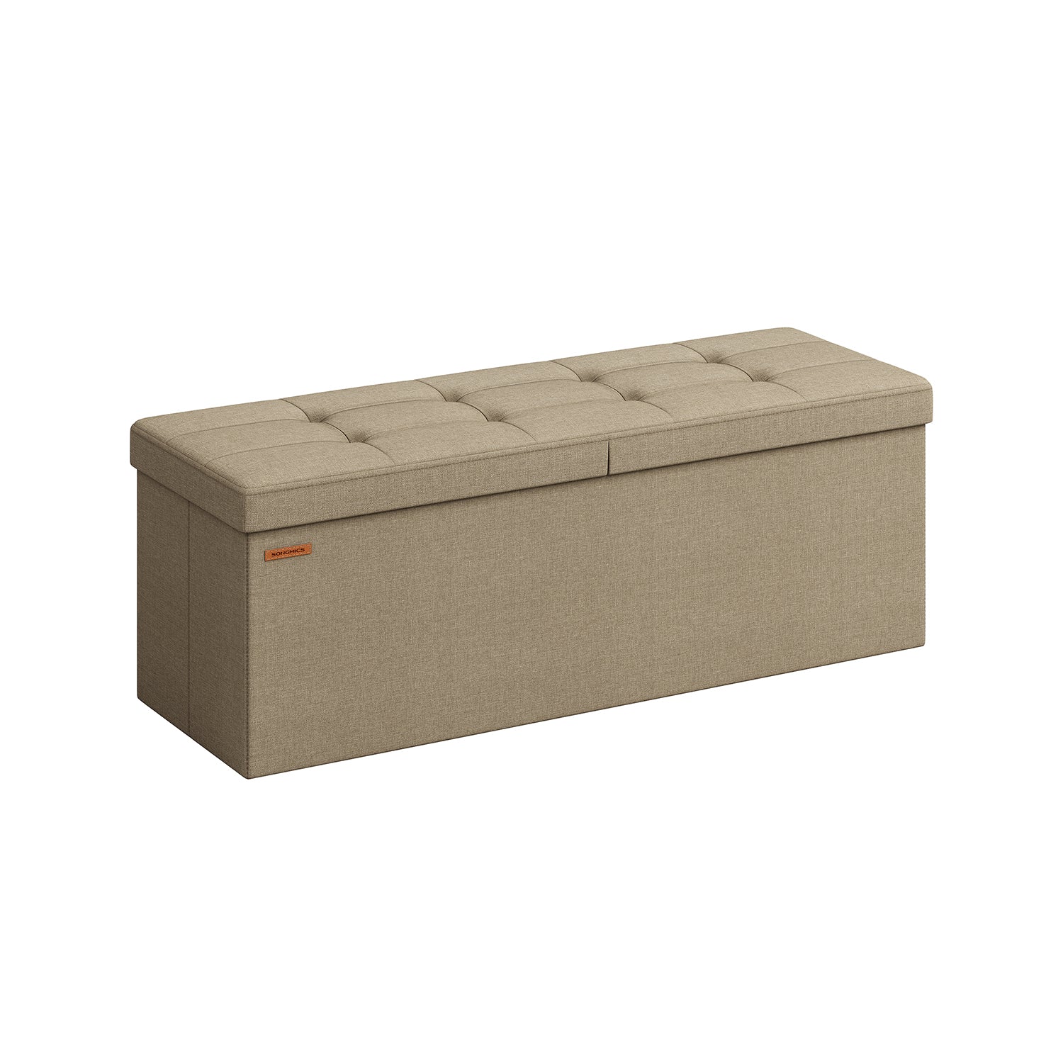 Sofa - mit Stauraum - 38 × 110 × 38 cm - Kamelbraun