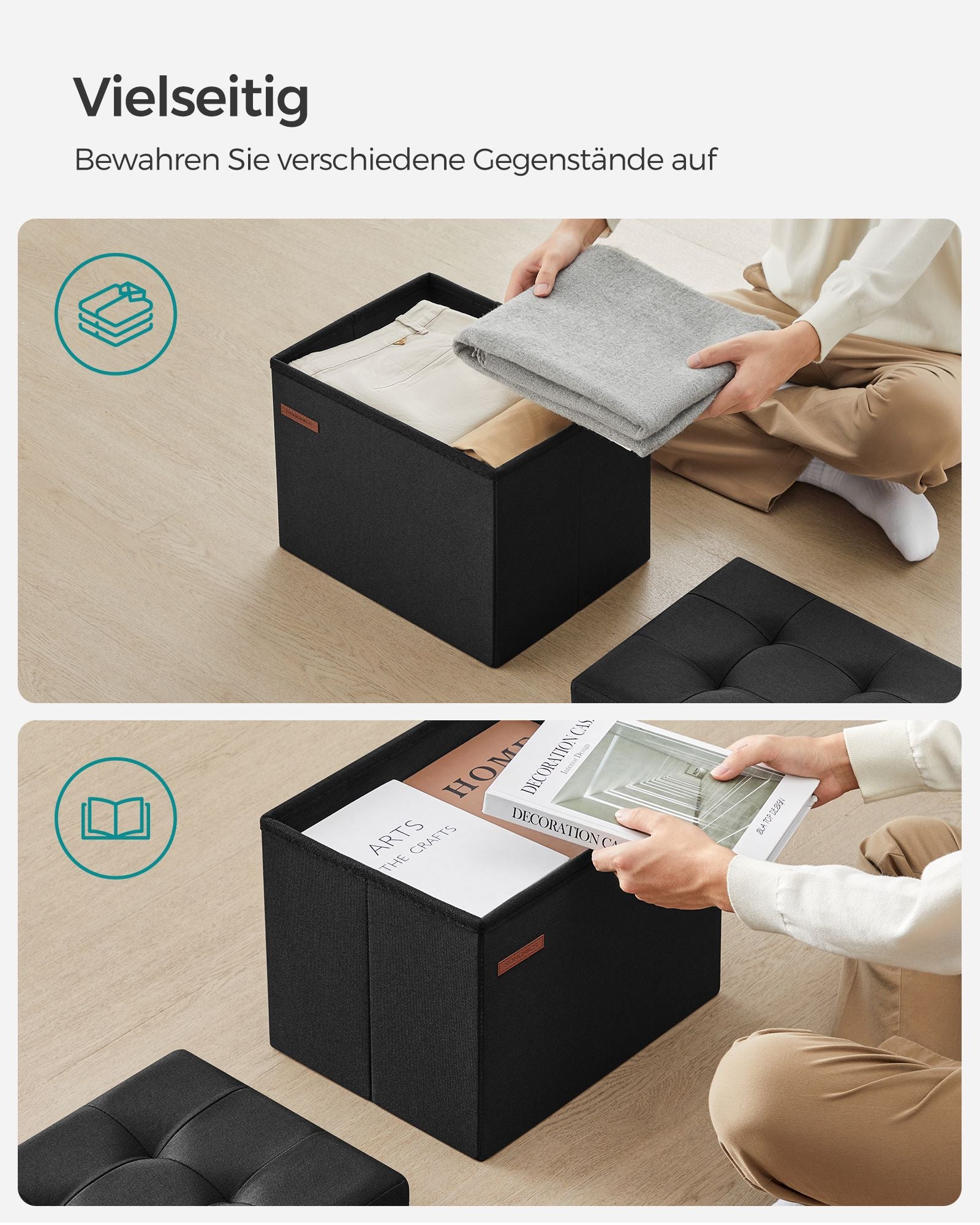 Bank - mit Speicherplatz - Basic Black