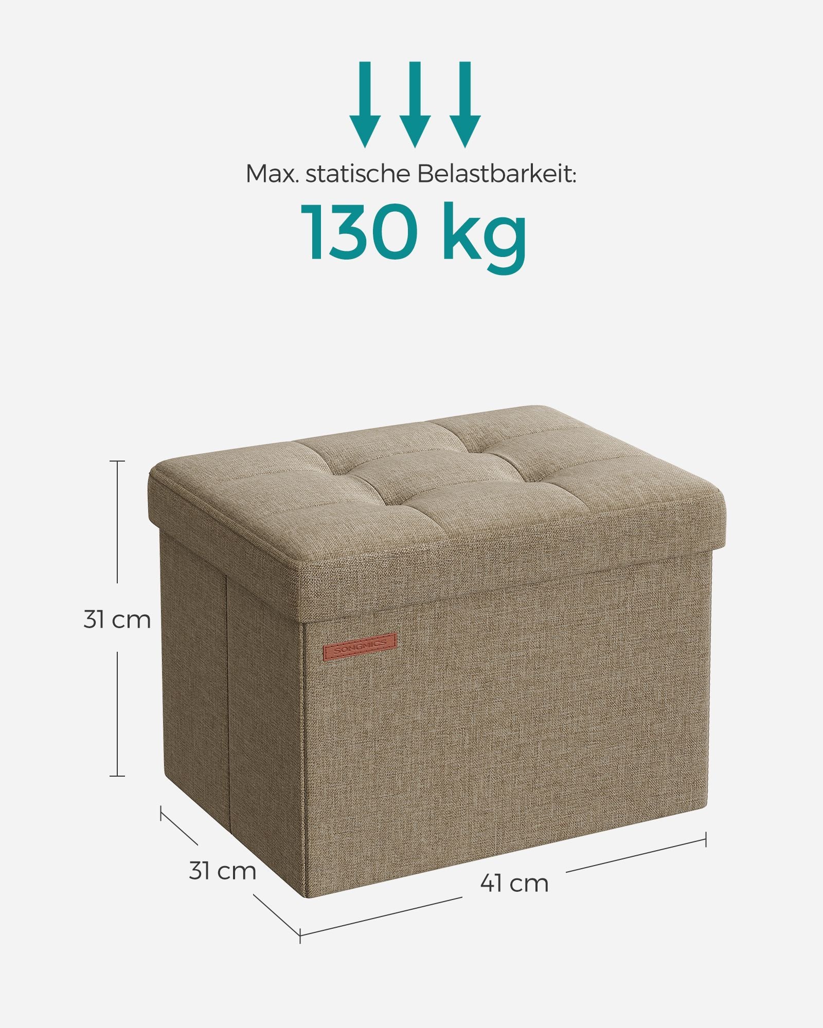 Bank - mit Speicherplatz - Leichtes Taupe
