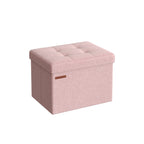 Bank - mit Stauraum - Pastellrosa