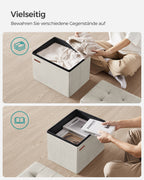 Stuhl - mit Speicherplatz - 31 × 41 cm - bis zu 130 kg