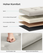 Sofa - mit Speicherplatz - Samt - 38 × 38 × 38 cm
