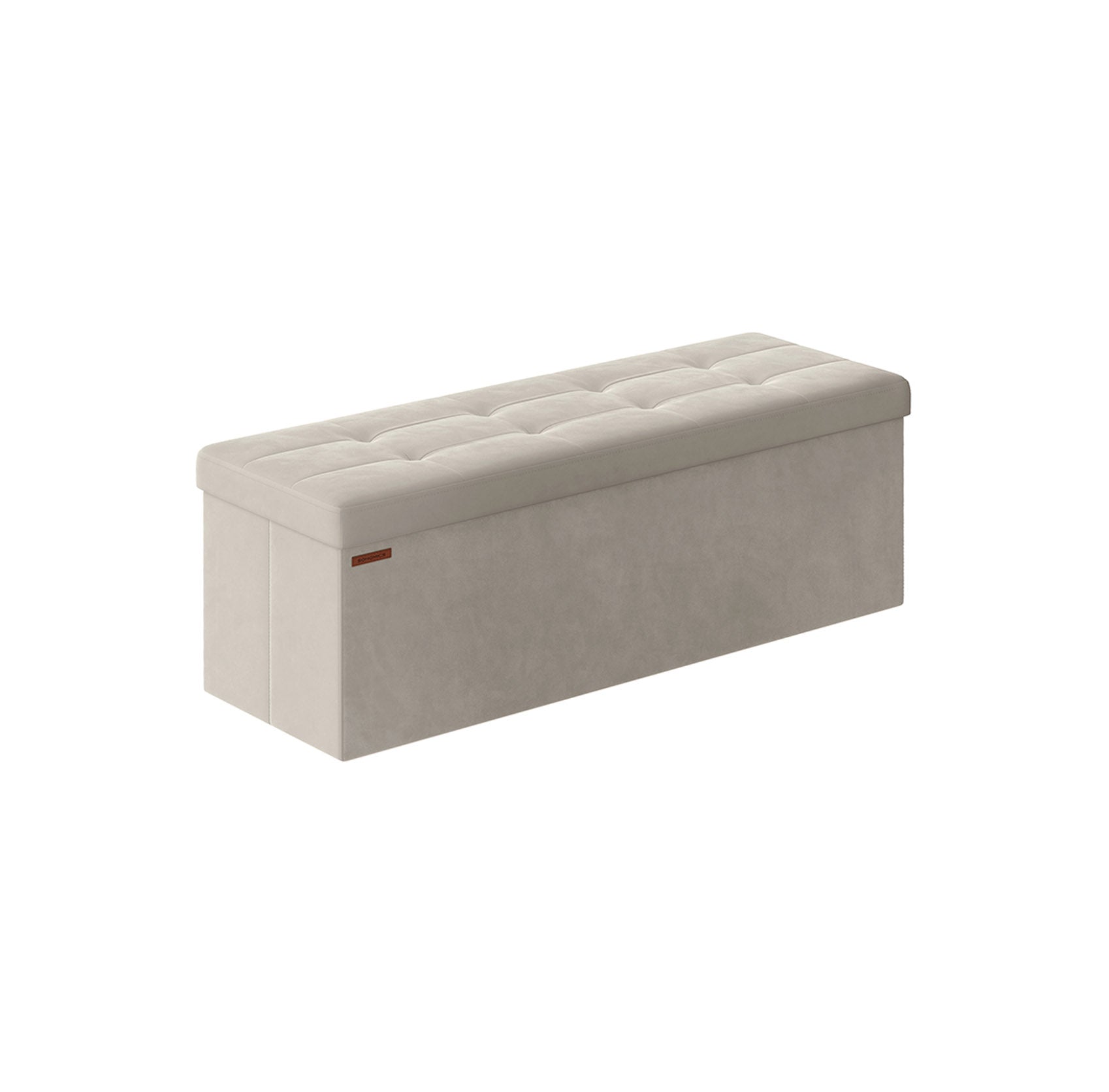Bank - mit Speicherplatz - Samt - 38 × 110 × 38 cm