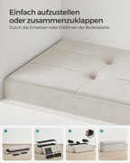 Bank - mit Speicherplatz - Samt - 38 × 110 × 38 cm