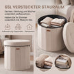 Gamingstoel - Met Voetsteun en 4D-Armleuningen - Tot 200 kg - Zwart - 72 x 72 x (125-135) cm