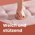Sofa mit Stauraum - 38 x 110 x 38 cm - Sitzbox - Klappdeckel