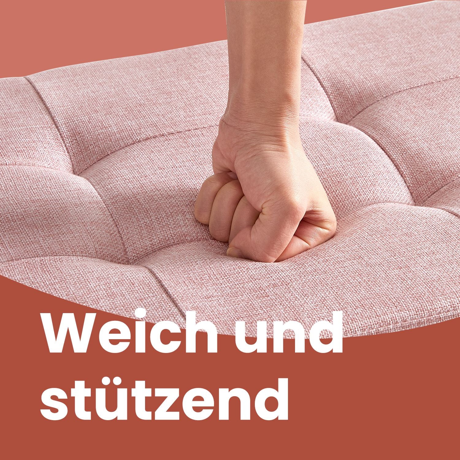Sofa mit Stauraum - 38 x 110 x 38 cm - Sitzbox - Klappdeckel