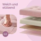 Sofa mit Stauraum - 38 x 110 x 38 cm - Sitzbox - Klappdeckel