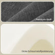 Opbergbank - 110 cm - Scharnierend Deksel - Linnenlook - Grijs
