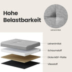 Bank - mit Stauraum - faltbar - Sitzbox